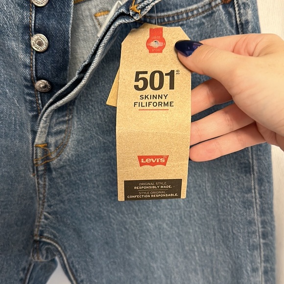 Levi's 501 Skinny Jean NWT - Picture 6 of 6